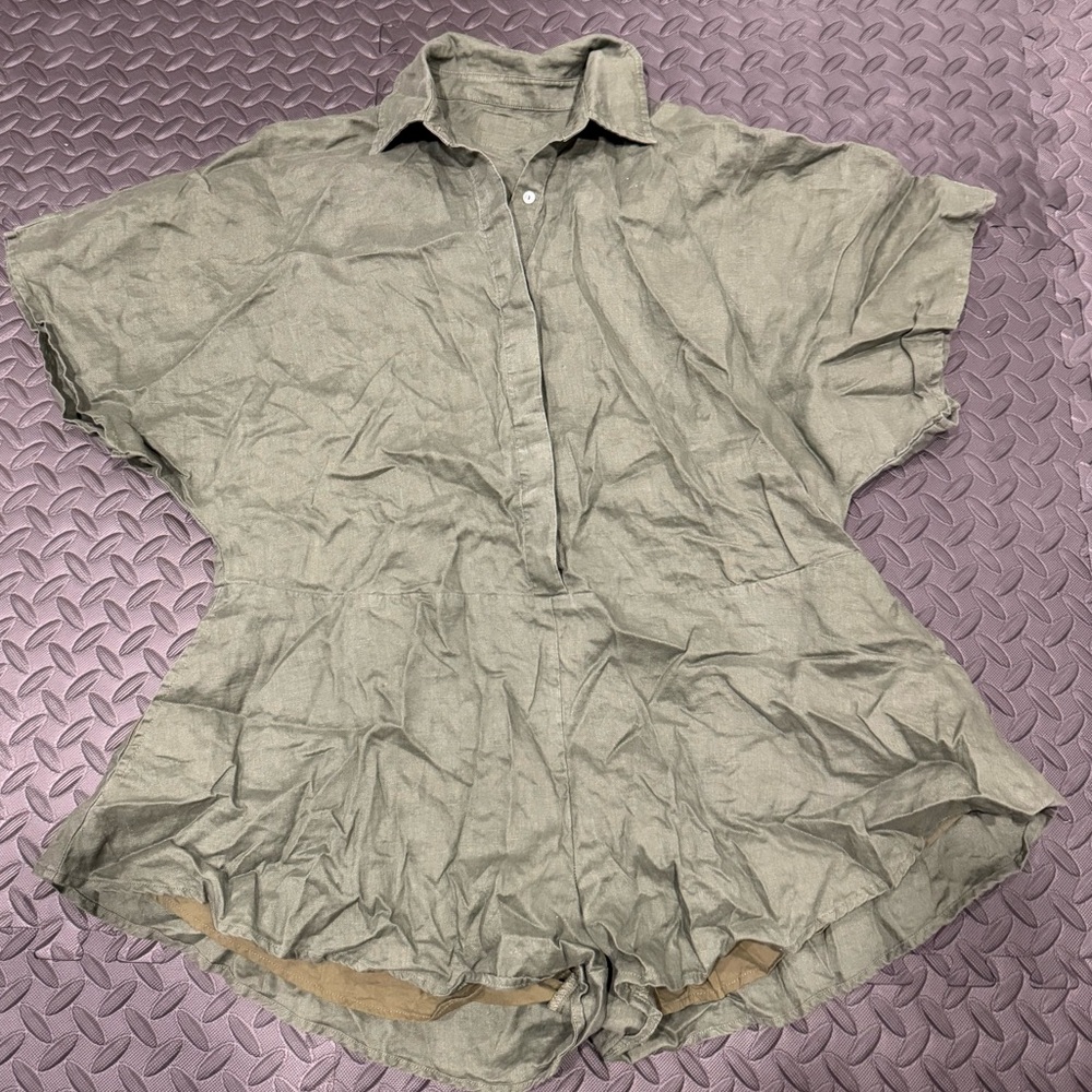 Linen Romper - Picture 3 of 7